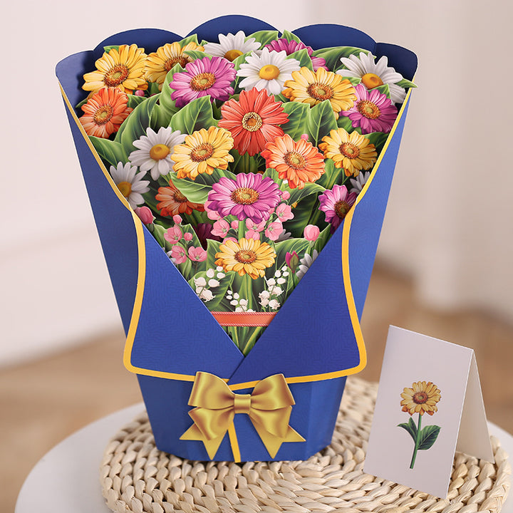 3D Bouquet Greeting Card