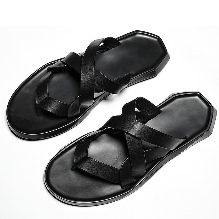 Ohene Men's leather slippers