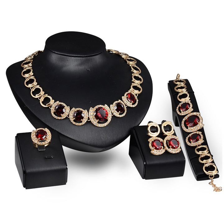 Gold 4 pc jewelry set Ladies