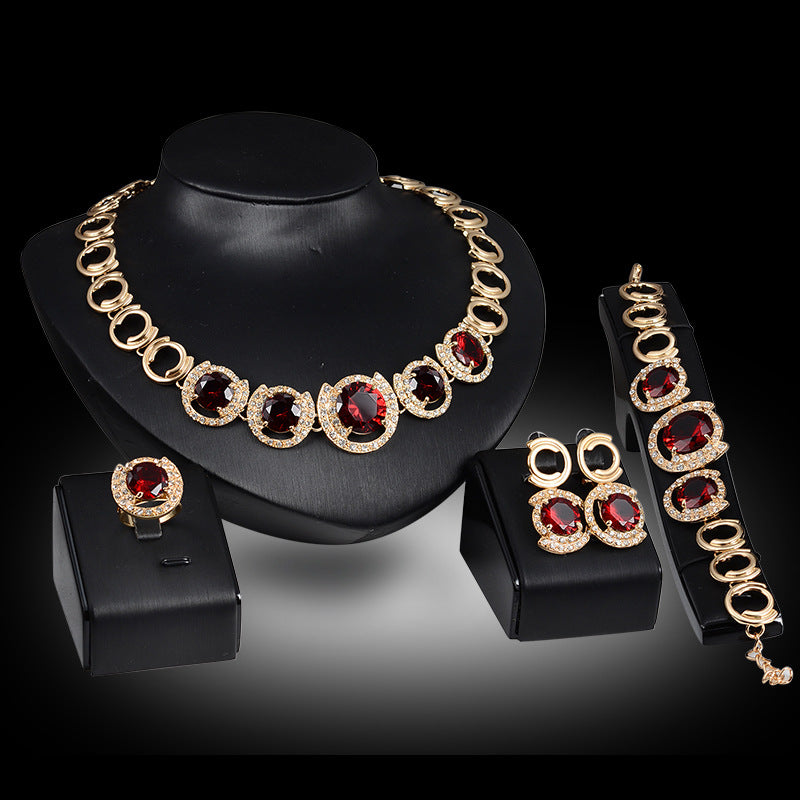 Gold 4 pc jewelry set Ladies