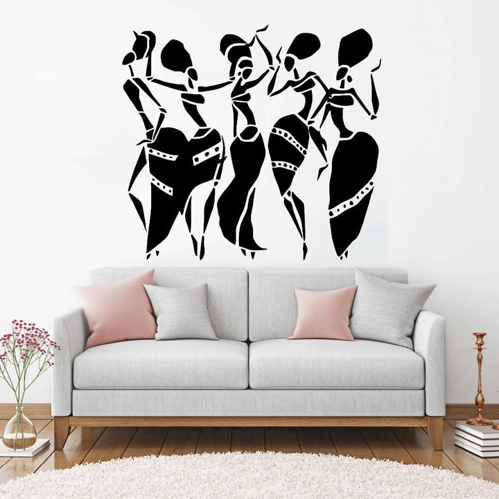 Wall Decals: African Ladies Artwork