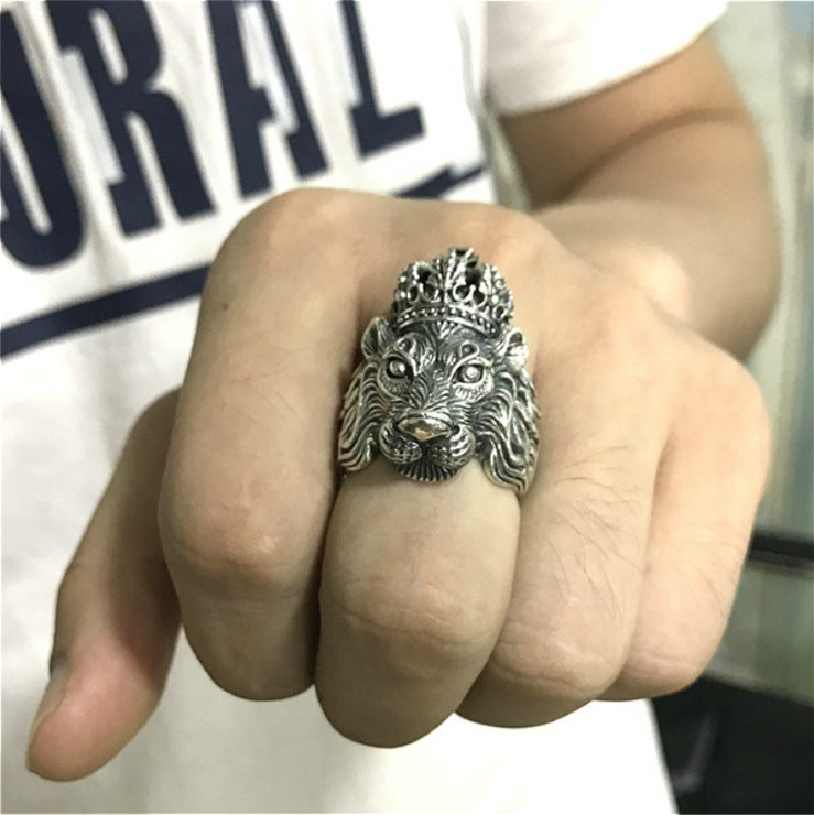 Crowned Lion king Ring