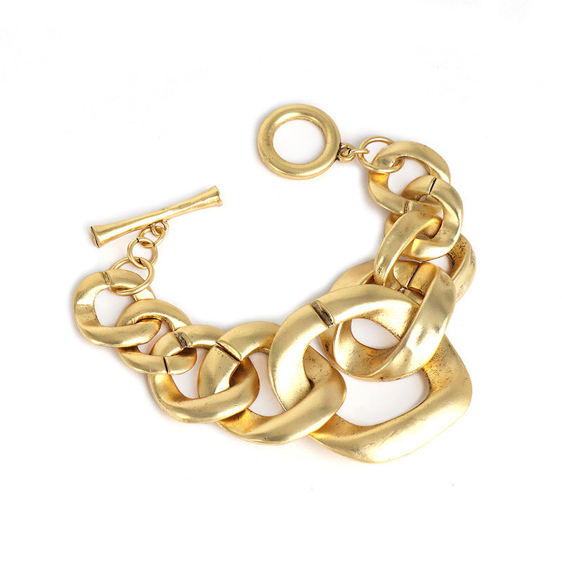 Ladies Chunky Gold Bracelet