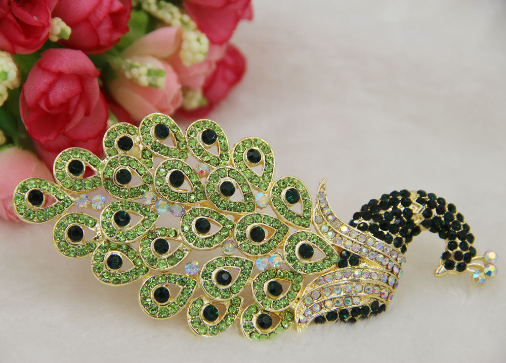 Peacock Brooch