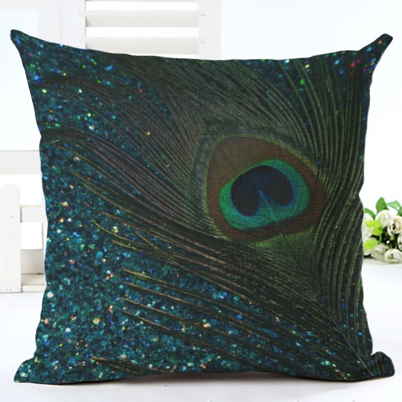 Peacock Cushion Cover