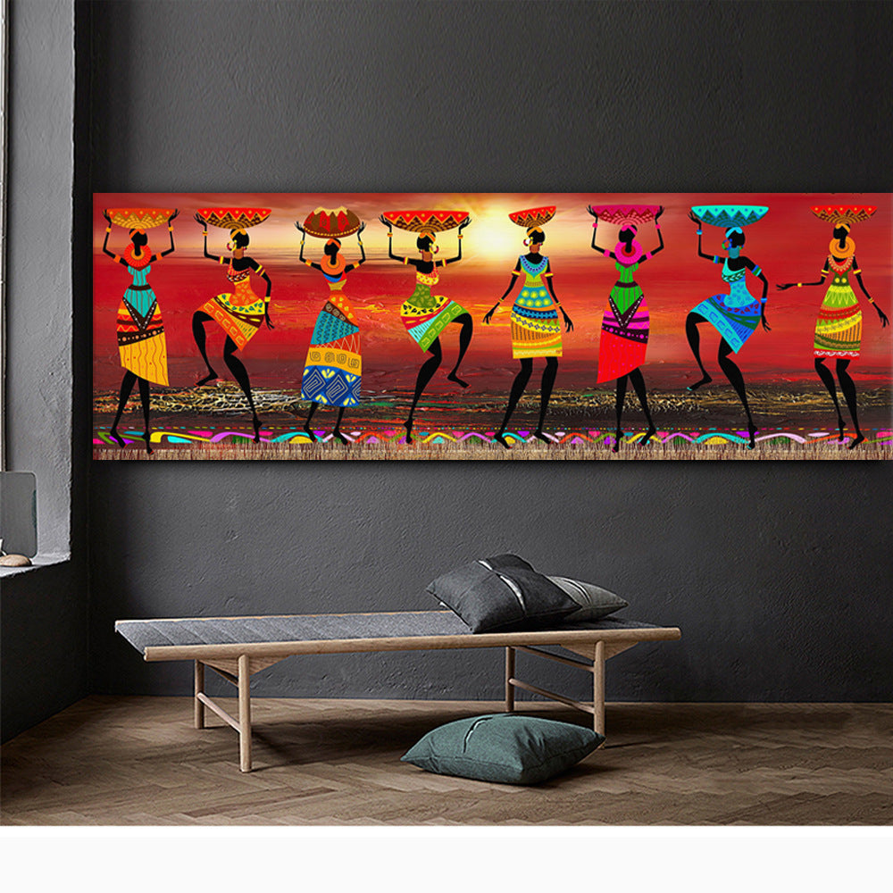 Painting - Dancing African Women