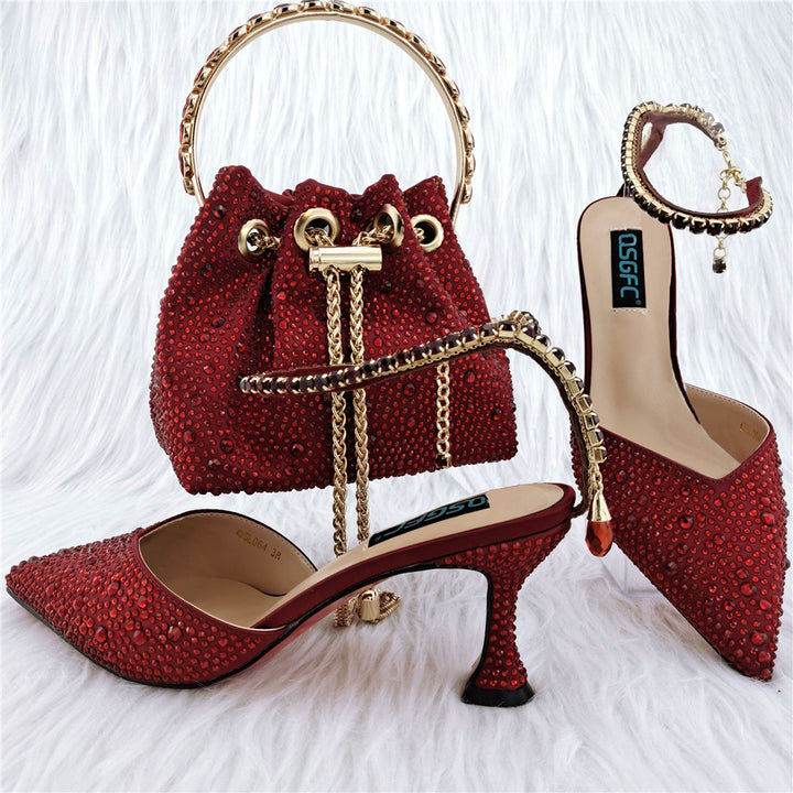 Bling Me Out Shoe and Bag Set