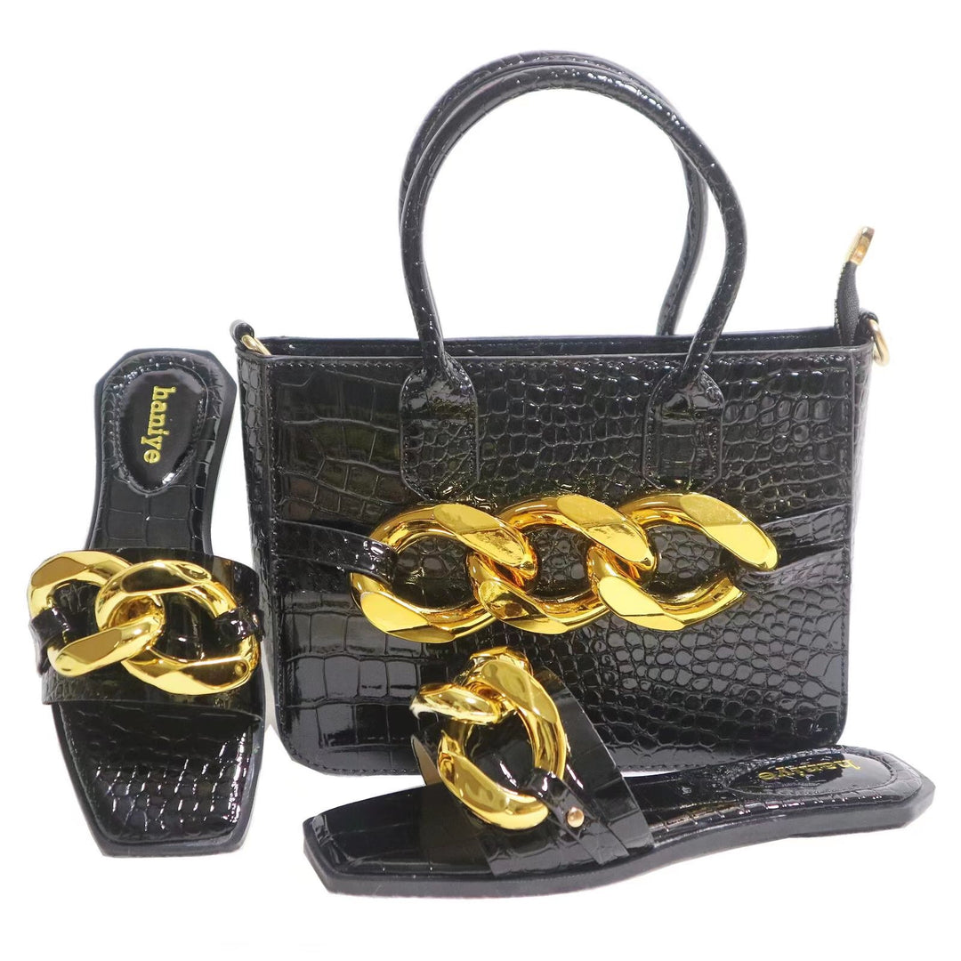 Allison Handbag and Slippers