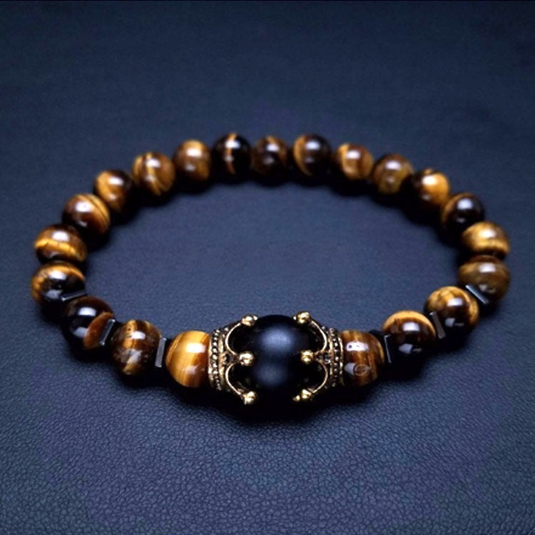 Tiger eye stone bead bracelet