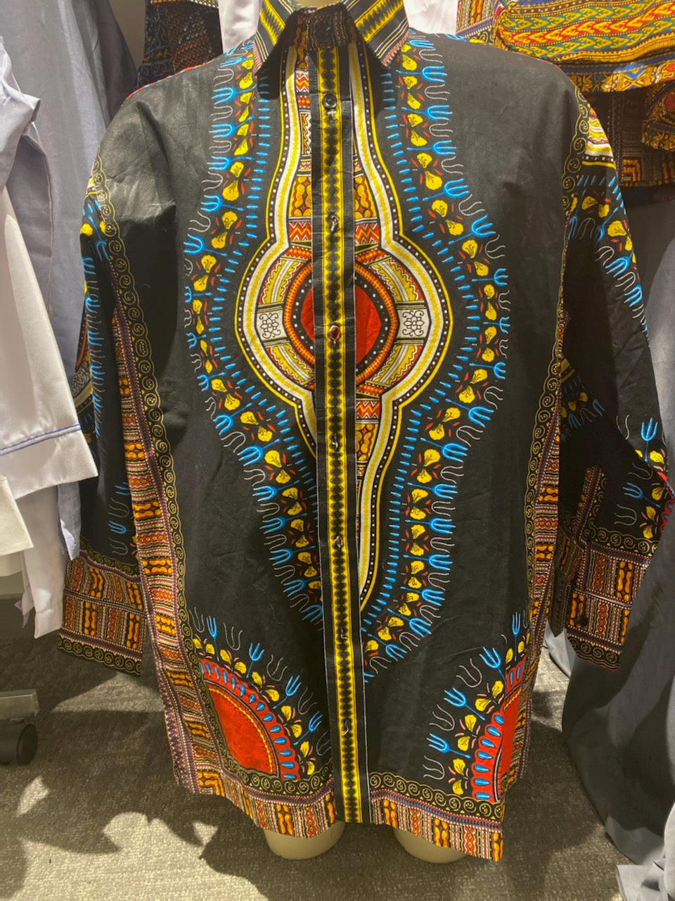 Dashiki Button-