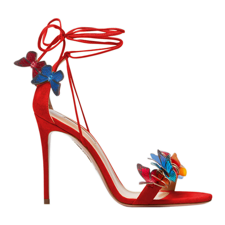 Butterfly Tie-On Stiletto sandals