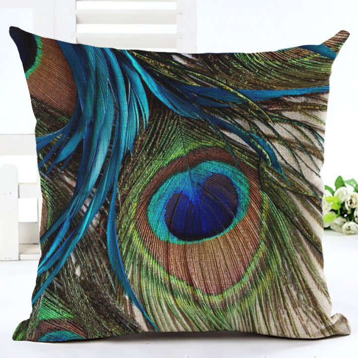 Peacock Cushion Cover