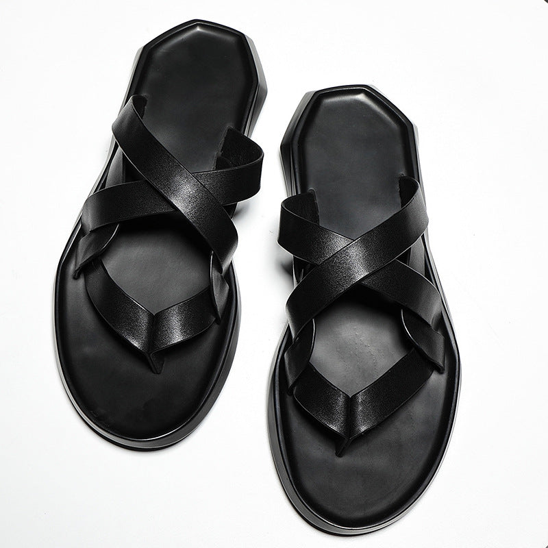 Ohene Men's leather slippers