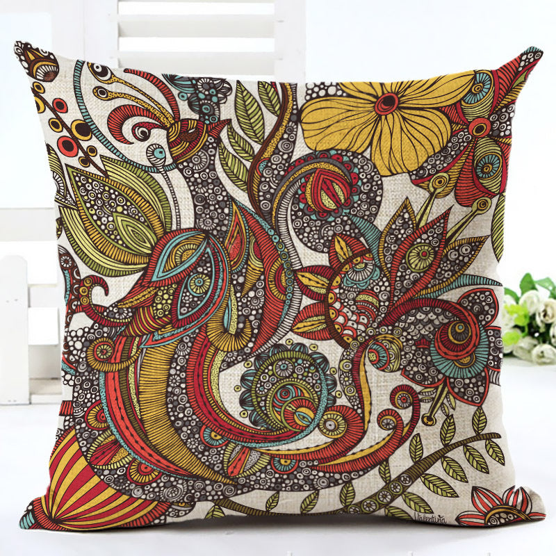 Peacock Cushion Cover