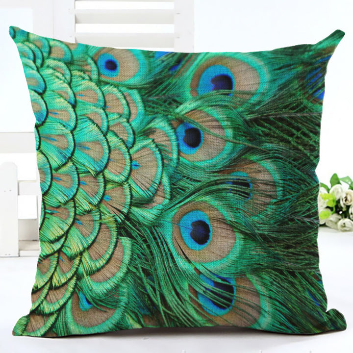 Peacock Cushion Cover