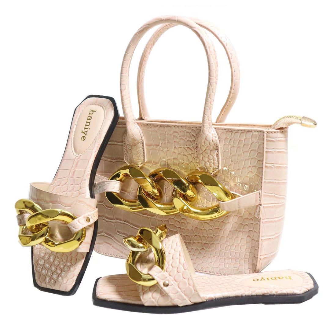 Allison Handbag and Slippers