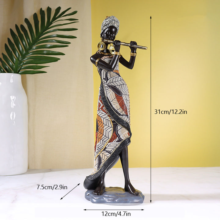 Musical African Ladies Sculpture