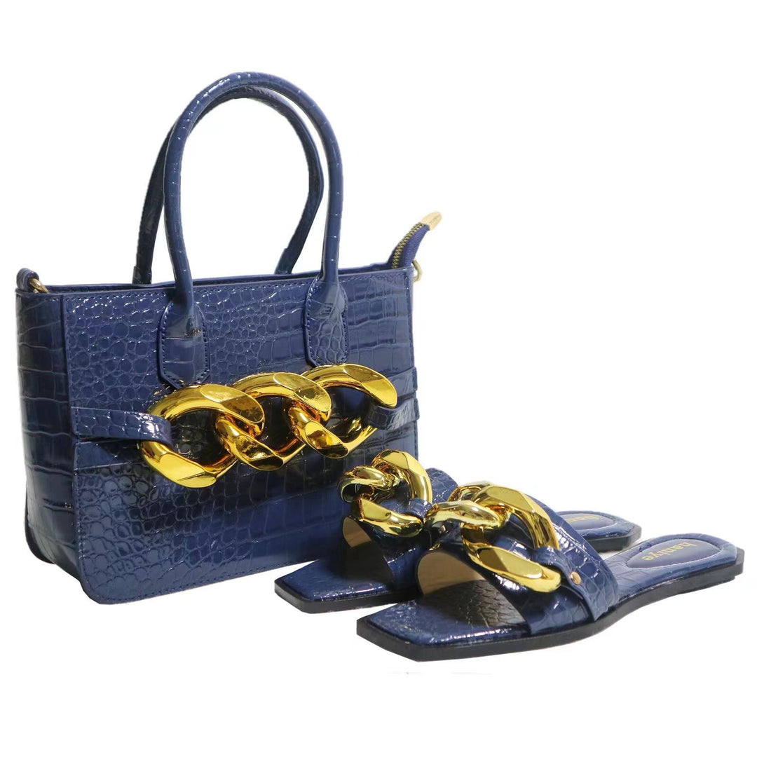 Allison Handbag and Slippers