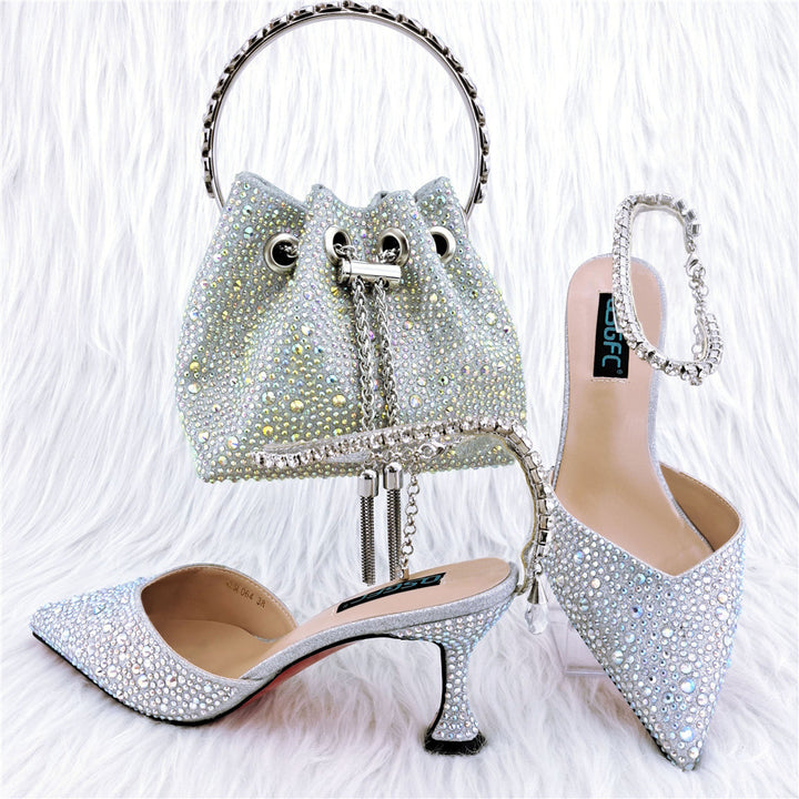 Bling Me Out Shoe and Bag Set