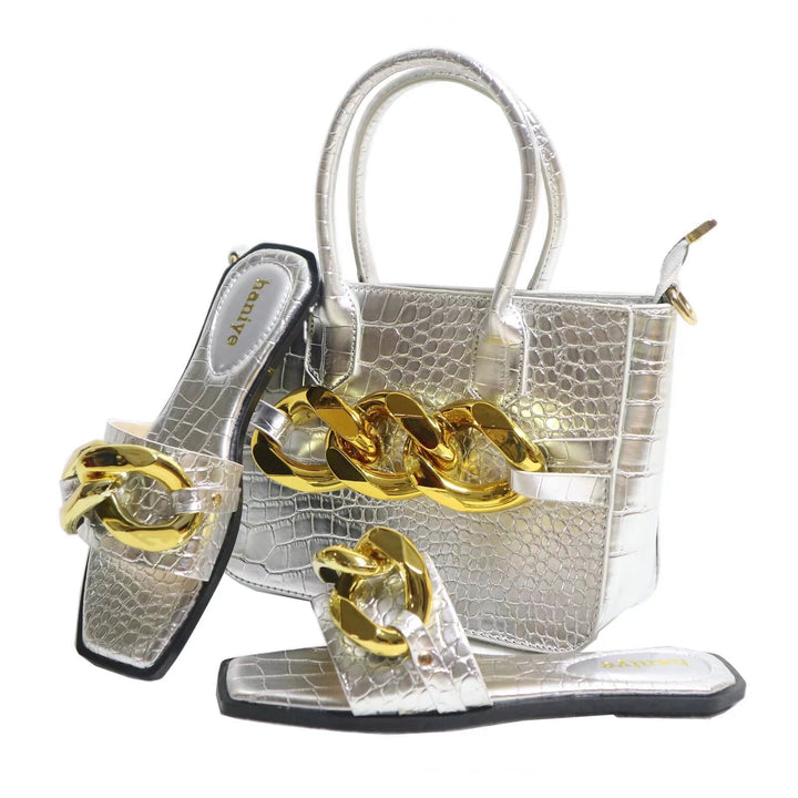 Allison Handbag and Slippers