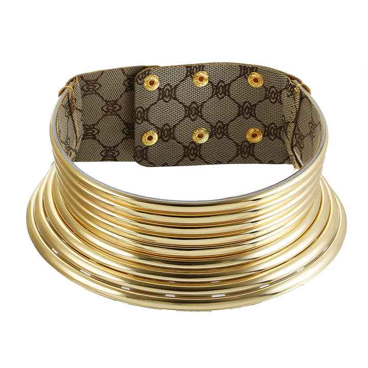 African Collar and Bracelet Set