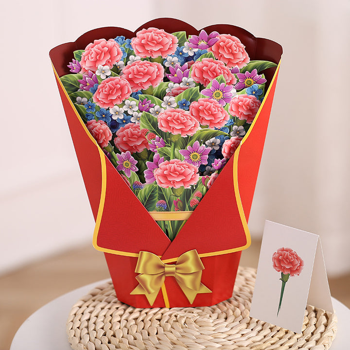 3D Bouquet Greeting Card