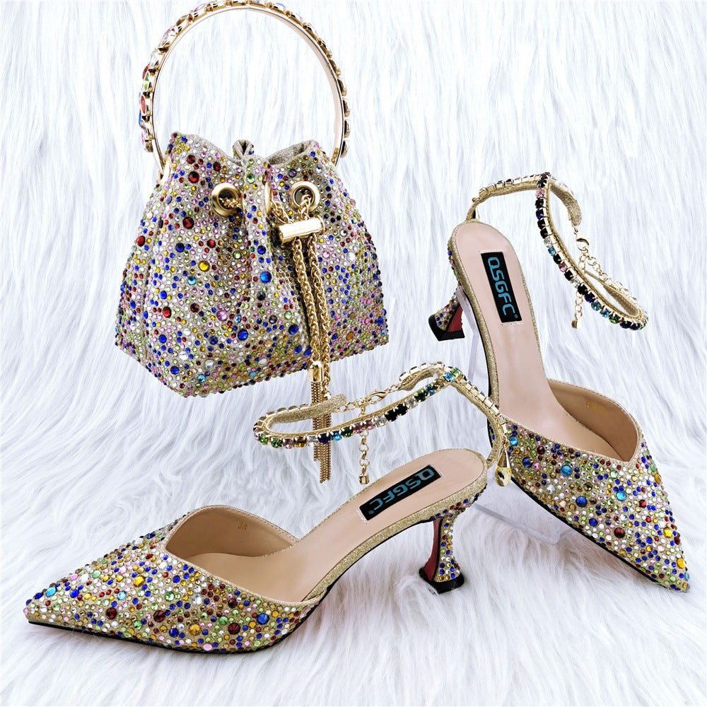 Bling Me Out Shoe and Bag Set