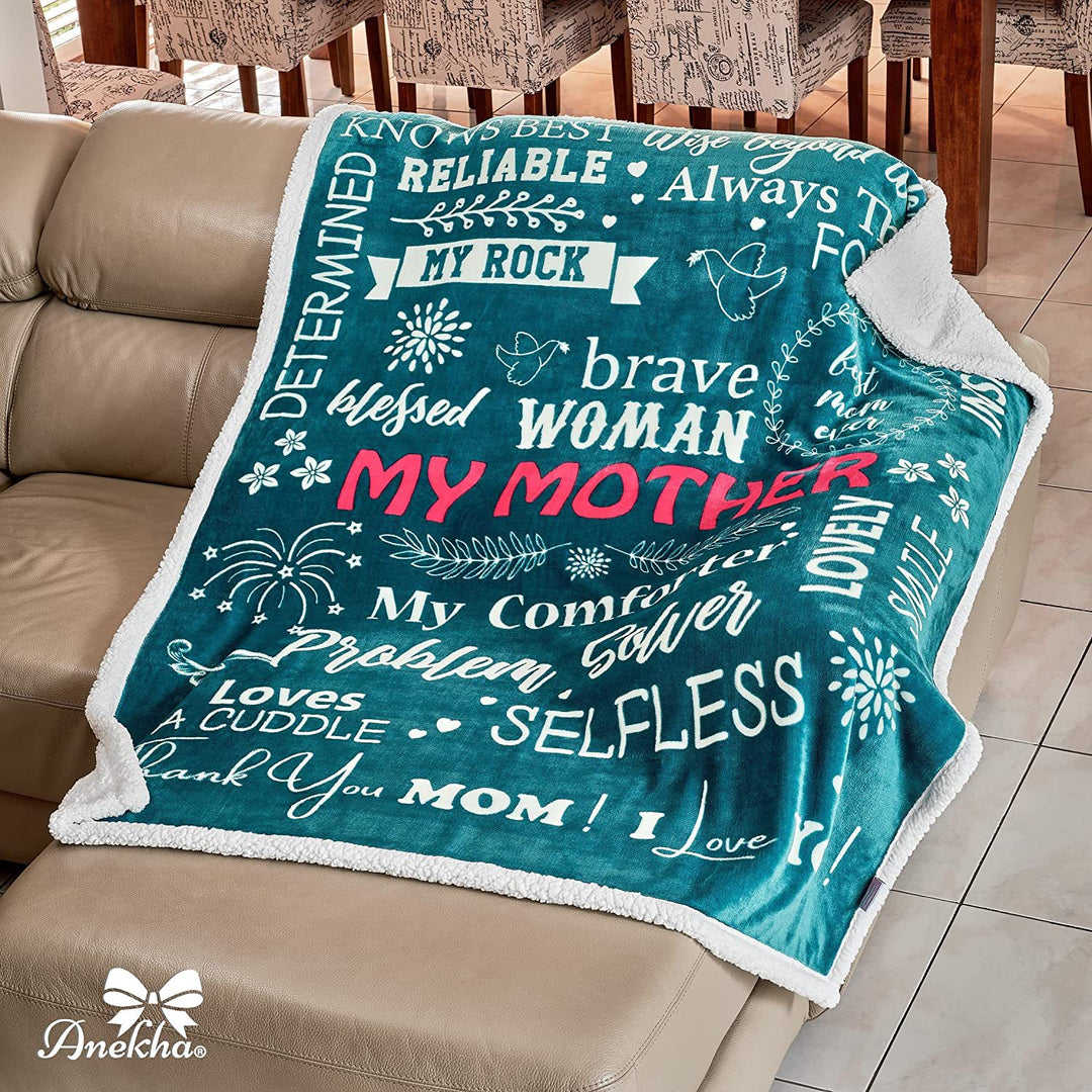 Mom Gift Wool Blanket