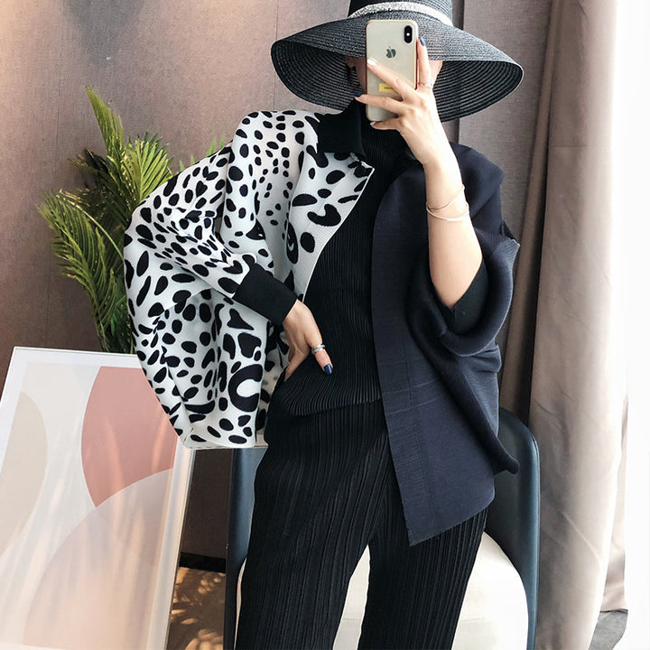 Bold Black n White Leopard Overshirt