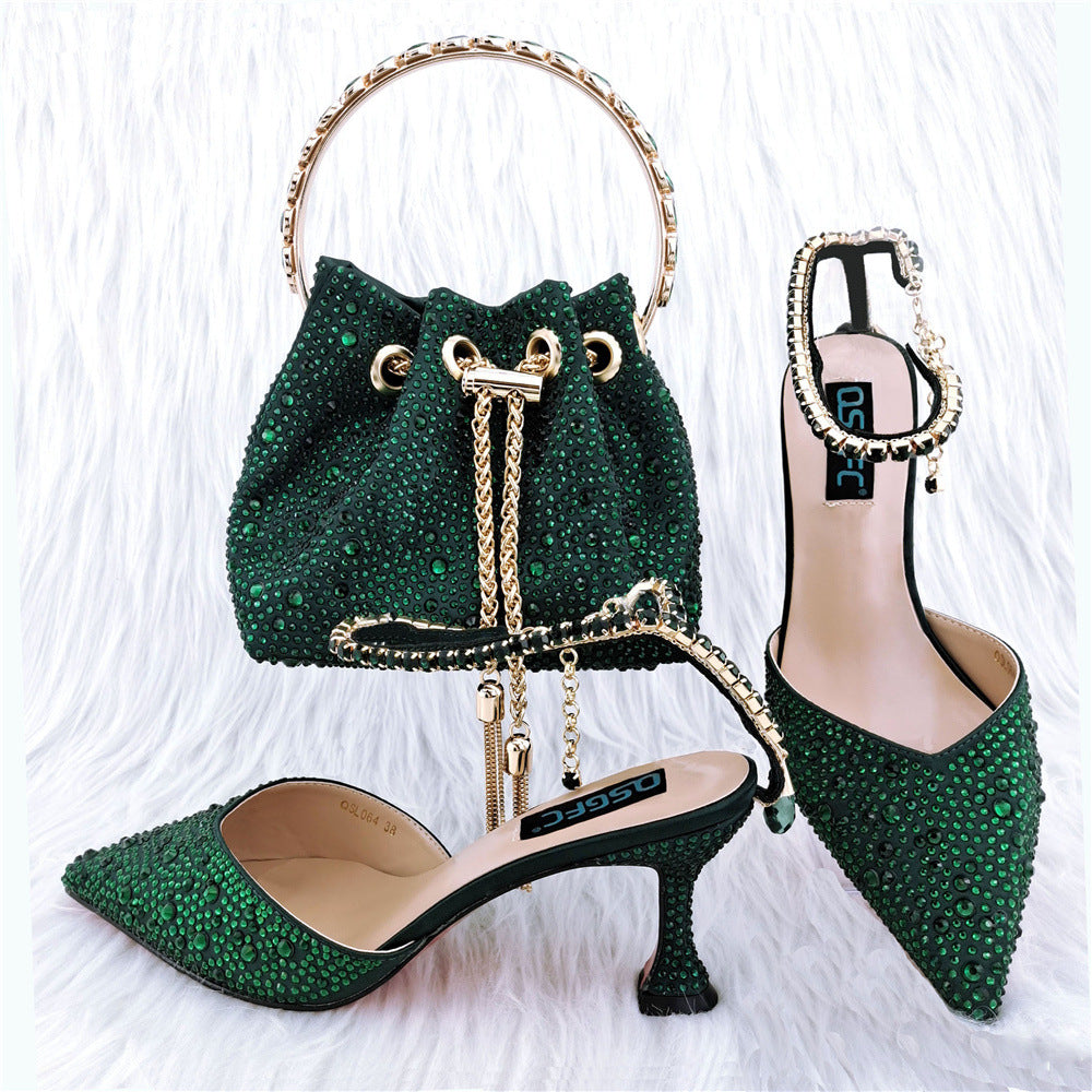 Bling Me Out Shoe and Bag Set