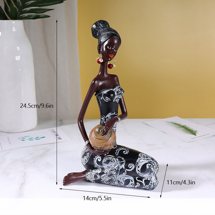 Musical African Ladies Sculpture