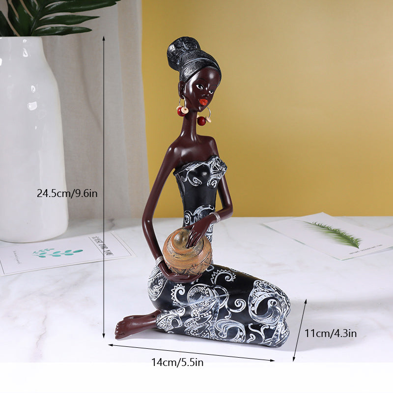 Musical African Ladies Sculpture