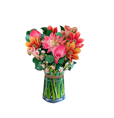 3D Bouquet Greeting Card