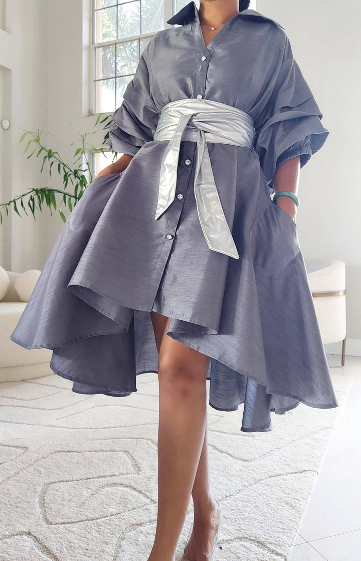 Errama Swing Shirt/ Dress Grey