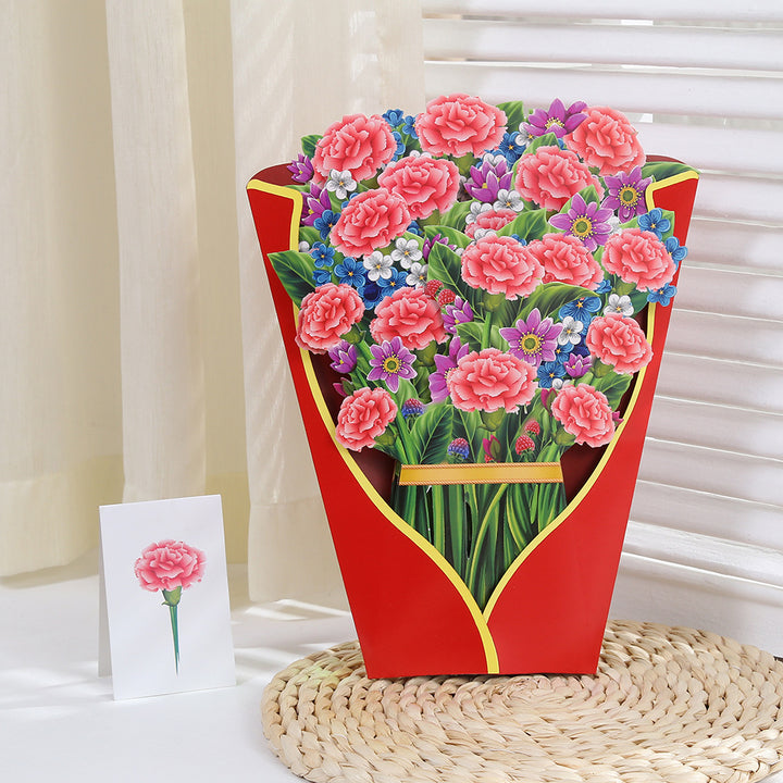 3D Bouquet Greeting Card