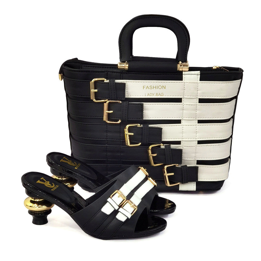 The Janice Set: Slippers With Tote Bag Set