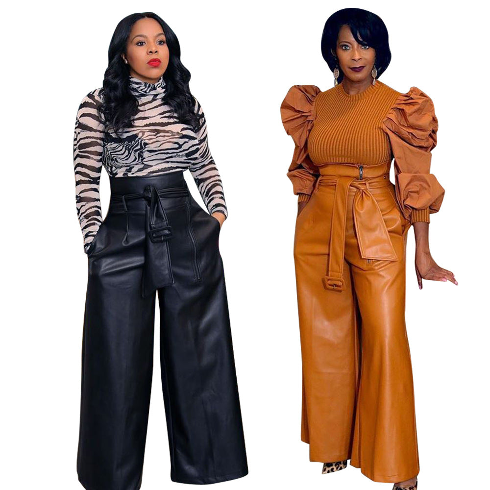 Vegan High Waist Pants