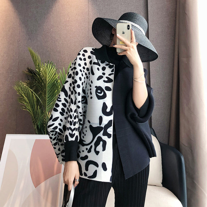 Bold Black n White Leopard Overshirt